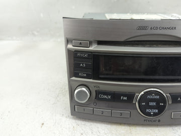 2010-2012 Subaru Legacy Radio AM FM Cd Player Receiver Replacement P/N:86201AJ60A Fits Fits 2010 2011 2012 OEM Used Auto Parts