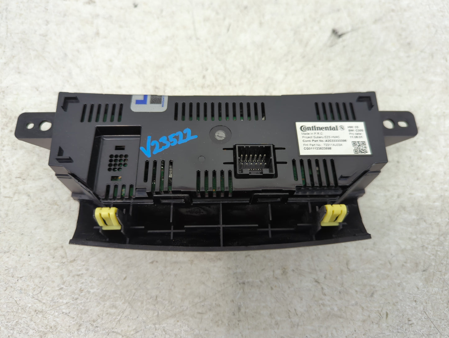 2010-2014 Subaru Legacy Climate Control Module Temperature AC/Heater Replacement P/N:A2C53333396 Fits OEM Used Auto Parts -