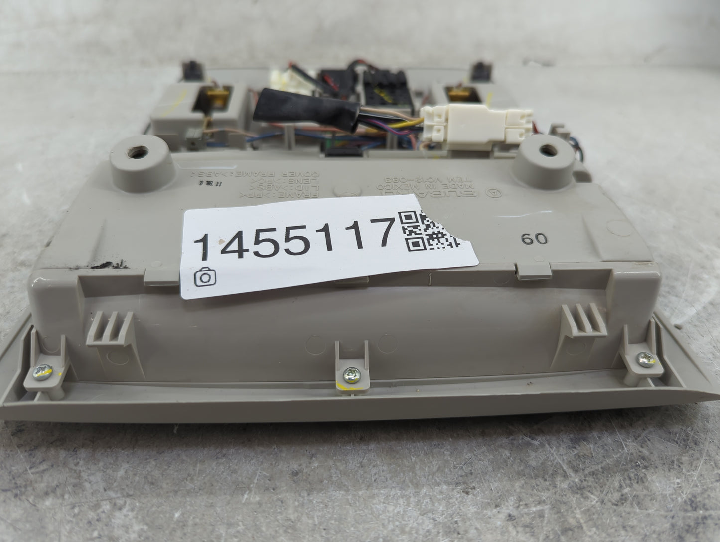 2010-2012 Subaru Legacy Overhead Roof Console 1455117 - Oemusedautoparts1.com