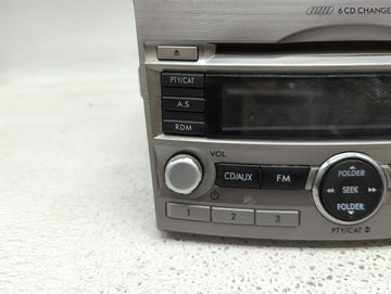 2010-2012 Subaru Legacy Radio AM FM Cd Player Receiver Replacement P/N:86201AJ60A Fits Fits 2010 2011 2012 OEM Used Auto Parts