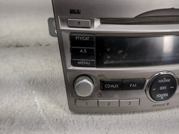 2010-2012 Subaru Legacy Radio AM FM Cd Player Receiver Replacement P/N:86201AJ64A CQ-JF1860VD Fits Fits 2010 2011 2012 OEM Used Auto Parts