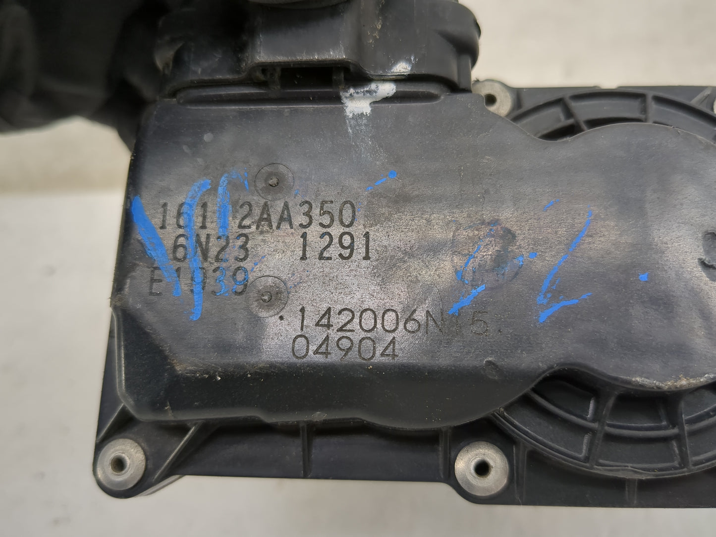 2010-2012 Subaru Legacy Throttle Body P/N:16112AA350 142006N Fits Fits 2010 2011 2012 OEM Used Auto Parts - Oemusedautoparts