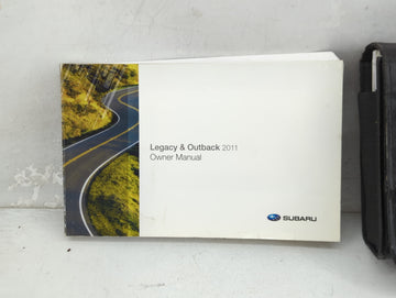 2011 Subaru Legacy Owners Manual Book Guide P/N:A2470BE-C MSA5M1104A OEM Used Auto Parts