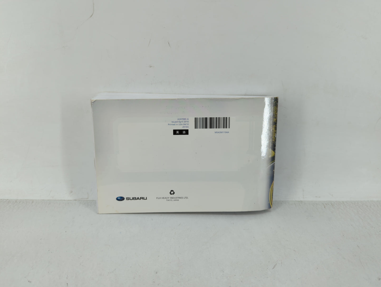 2011 Subaru Legacy Owners Manual Book Guide OEM Used Auto Parts - Oemusedautoparts1.com