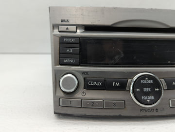 2010-2012 Subaru Legacy Radio AM FM Cd Player Receiver Replacement P/N:86201J64A Fits Fits 2010 2011 2012 OEM Used Auto Parts