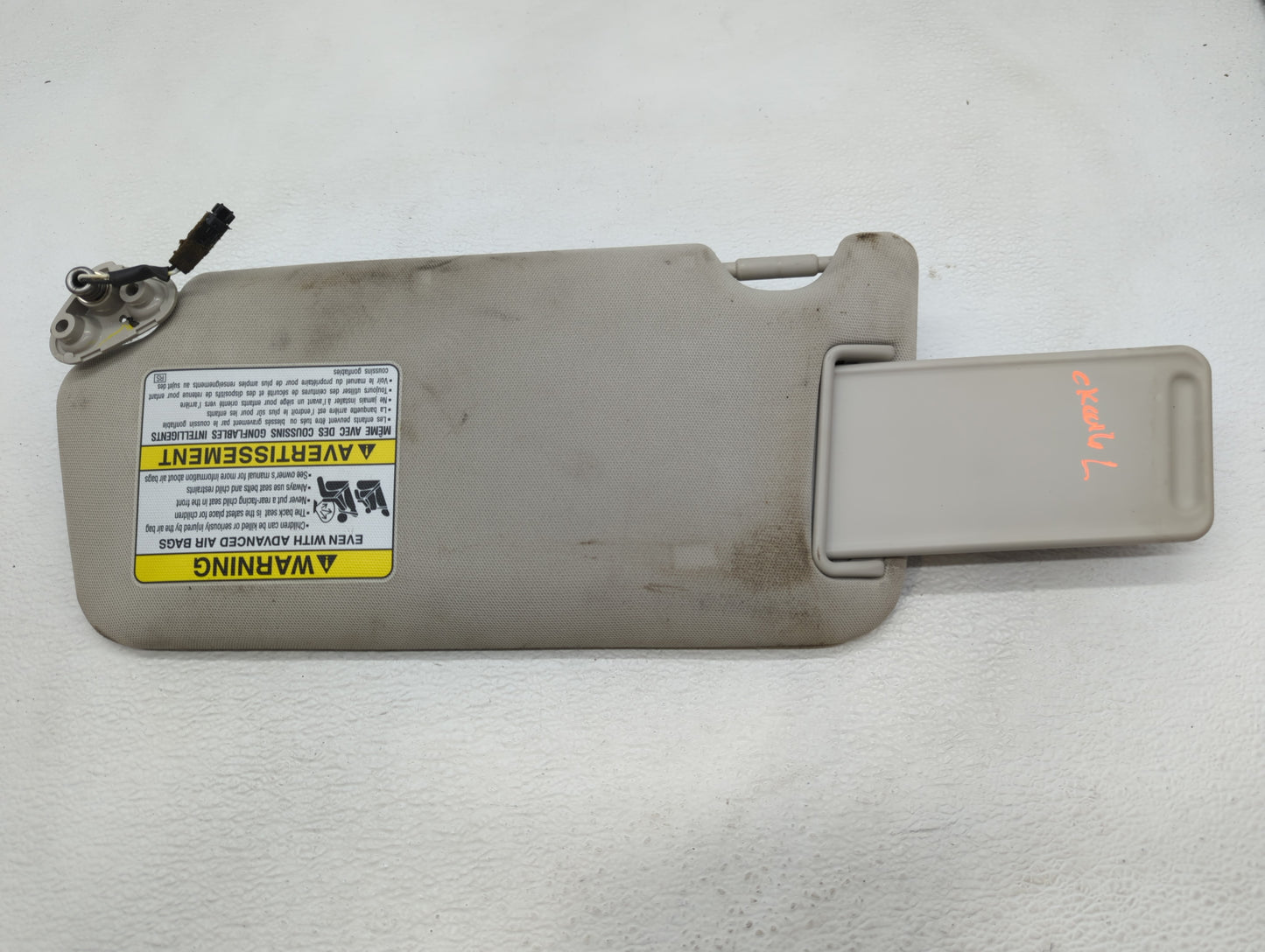 2010-2014 Subaru Legacy Sun Visor Shade Replacement Passenger Right Mirror Fits Fits 2010 2011 2012 2013 2014 OEM Used Auto