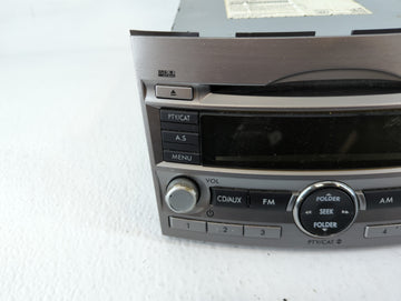 2010-2012 Subaru Legacy Radio AM FM Cd Player Receiver Replacement P/N:86201AJ64A Fits Fits 2010 2011 2012 OEM Used Auto Parts