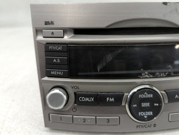 2010-2012 Subaru Legacy Radio AM FM Cd Player Receiver Replacement P/N:86201AJ64A Fits Fits 2010 2011 2012 OEM Used Auto Parts
