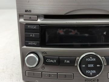2010-2012 Subaru Legacy Radio AM FM Cd Player Receiver Replacement P/N:86201AJ64A Fits Fits 2010 2011 2012 OEM Used Auto Parts