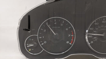 2011 Subaru Legacy Instrument Cluster Speedometer Gauges P/N:85003AJ31A Fits OEM Used Auto Parts