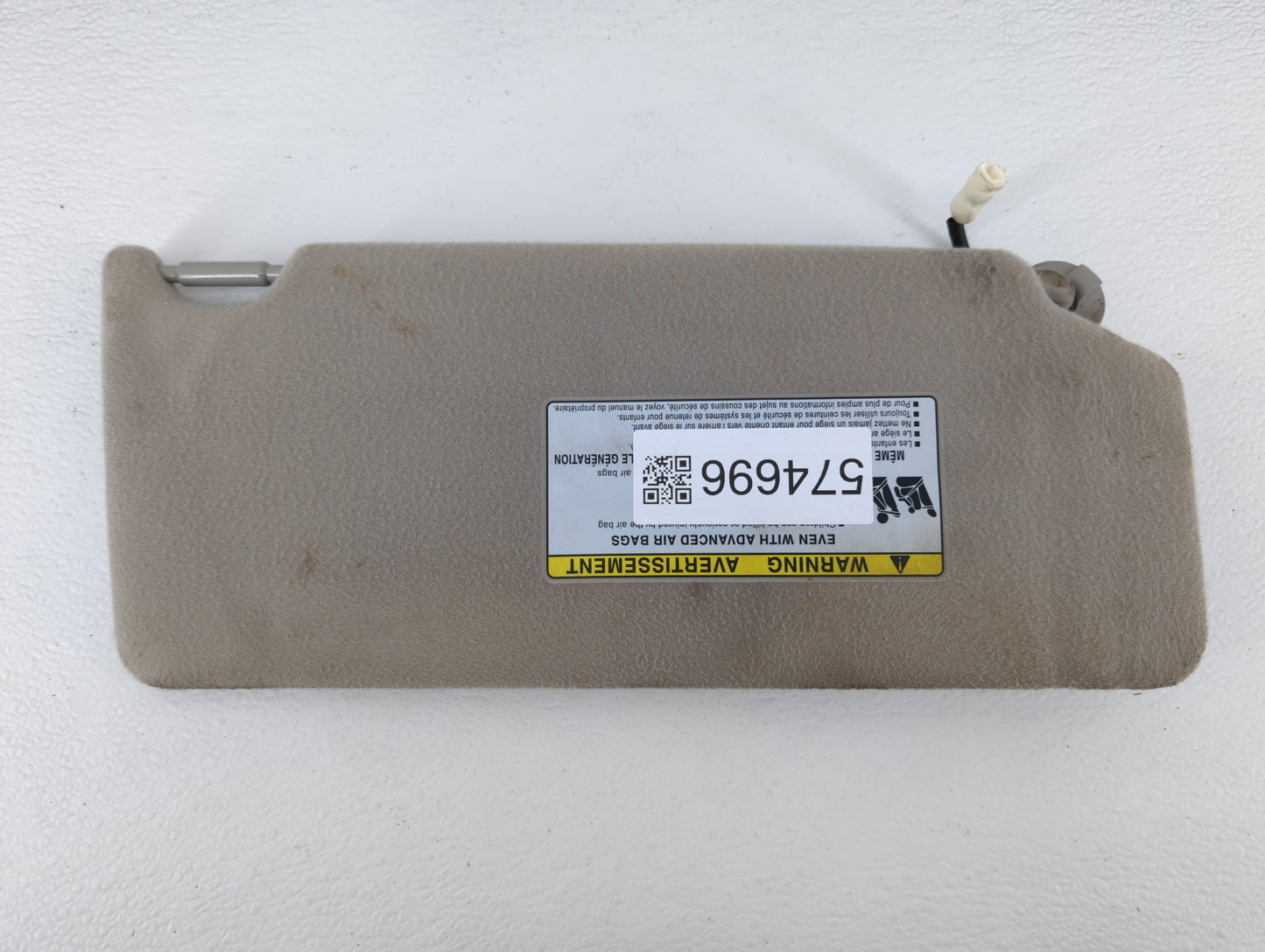 2005-2012 Toyota Avalon Sun Visor Shade Replacement Passenger Right Mirror Fits Fits 2005 2006 2007 2008 2009 2010 2011 2012