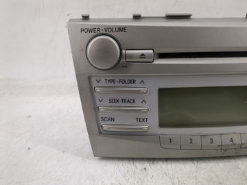 2010-2011 Toyota Camry Radio AM FM Cd Player Receiver Replacement P/N:86120-06480 Fits Fits 2010 2011 OEM Used Auto Parts