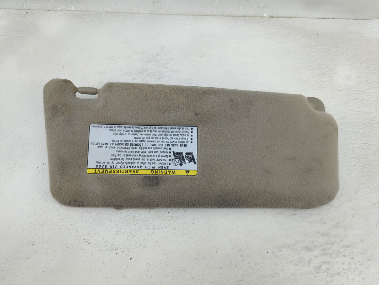 2007-2011 Toyota Camry Sun Visor Shade Replacement Driver Left Mirror Fits Fits 2007 2008 2009 2010 2011 OEM Used Auto Parts