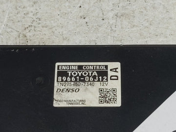 2010-2011 Toyota Camry PCM Engine Control Computer ECU ECM PCU OEM P/N:TN275400-7340 89661-06J12 Fits Fits 2010 2011 OEM Used Auto Parts