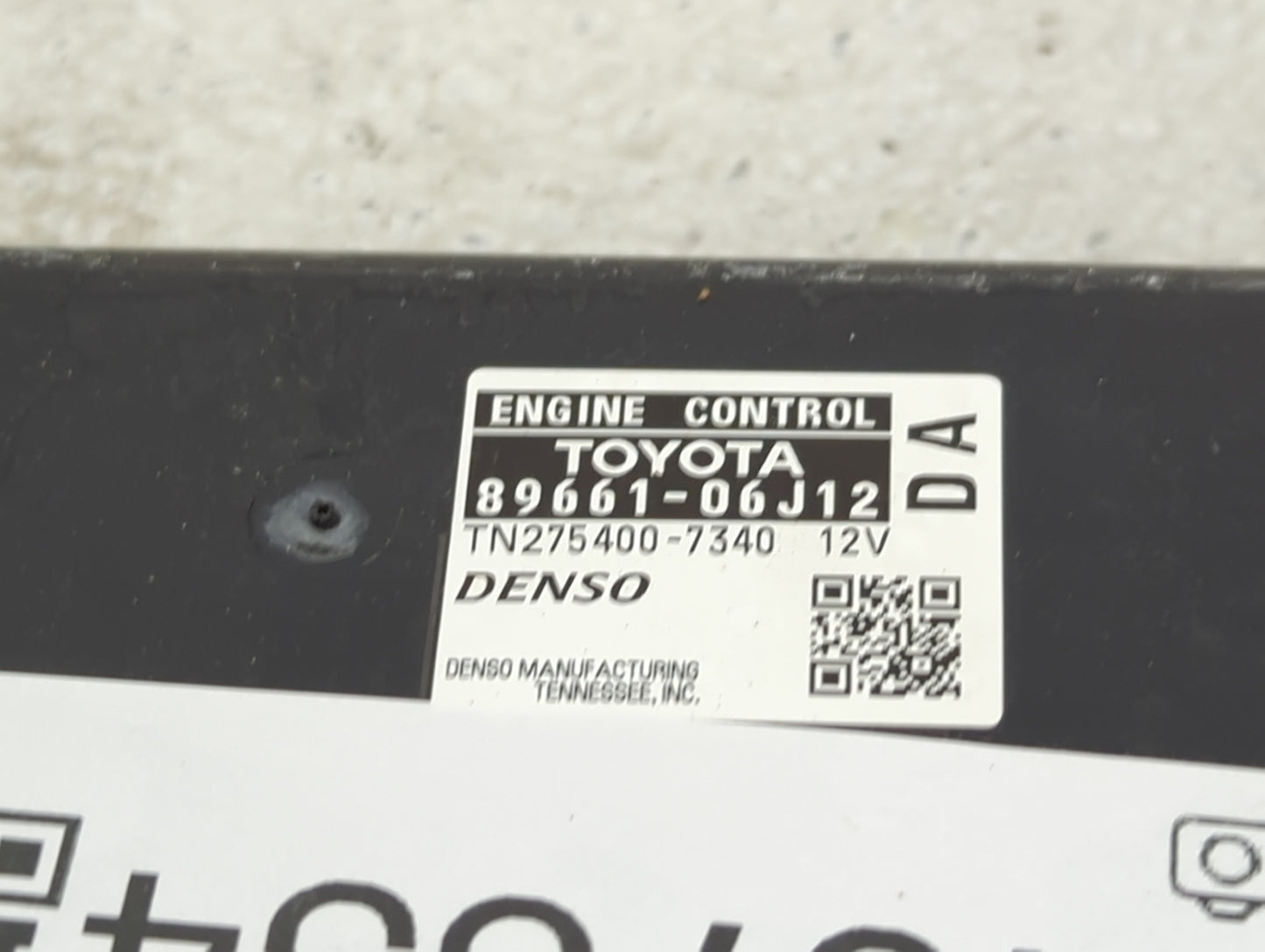 2010-2011 Toyota Camry PCM Engine Control Computer ECU ECM PCU OEM P/N:89661-06J12 TN275400-7340 Fits Fits 2010 2011 OEM Use