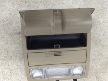 2011 Toyota Camry Overhead Roof Console Tan 1484157