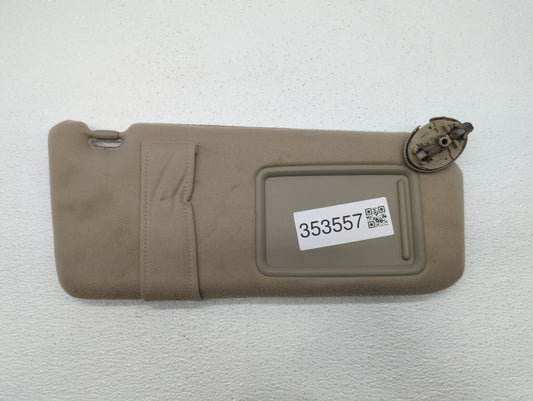 2007-2011 Toyota Camry Sun Visor Shade Replacement Passenger Right Mirror Fits Fits 2007 2008 2009 2010 2011 OEM Used Auto Parts