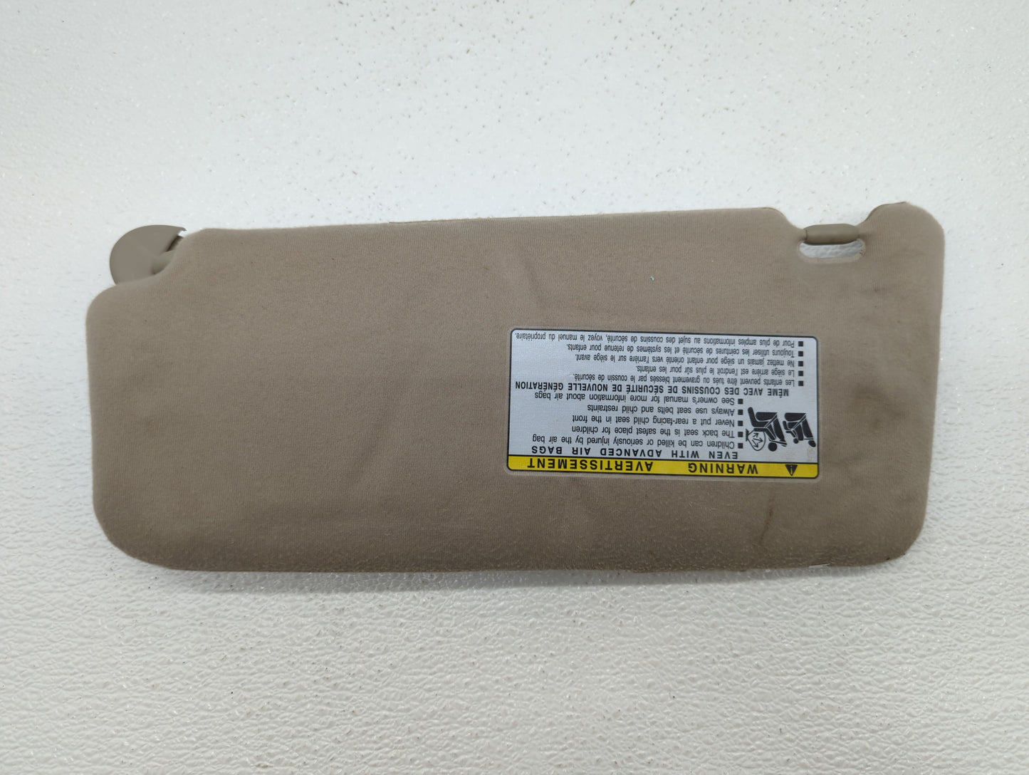 2007-2011 Toyota Camry Sun Visor Shade Replacement Passenger Right Mirror Fits Fits 2007 2008 2009 2010 2011 OEM Used Auto P