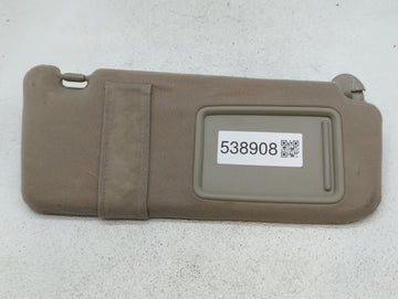 2007-2011 Toyota Camry Sun Visor Shade Replacement Passenger Right Mirror Fits Fits 2007 2008 2009 2010 2011 OEM Used Auto Parts