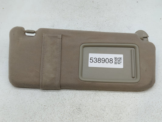 2007-2011 Toyota Camry Sun Visor Shade Replacement Passenger Right Mirror Fits Fits 2007 2008 2009 2010 2011 OEM Used Auto Parts