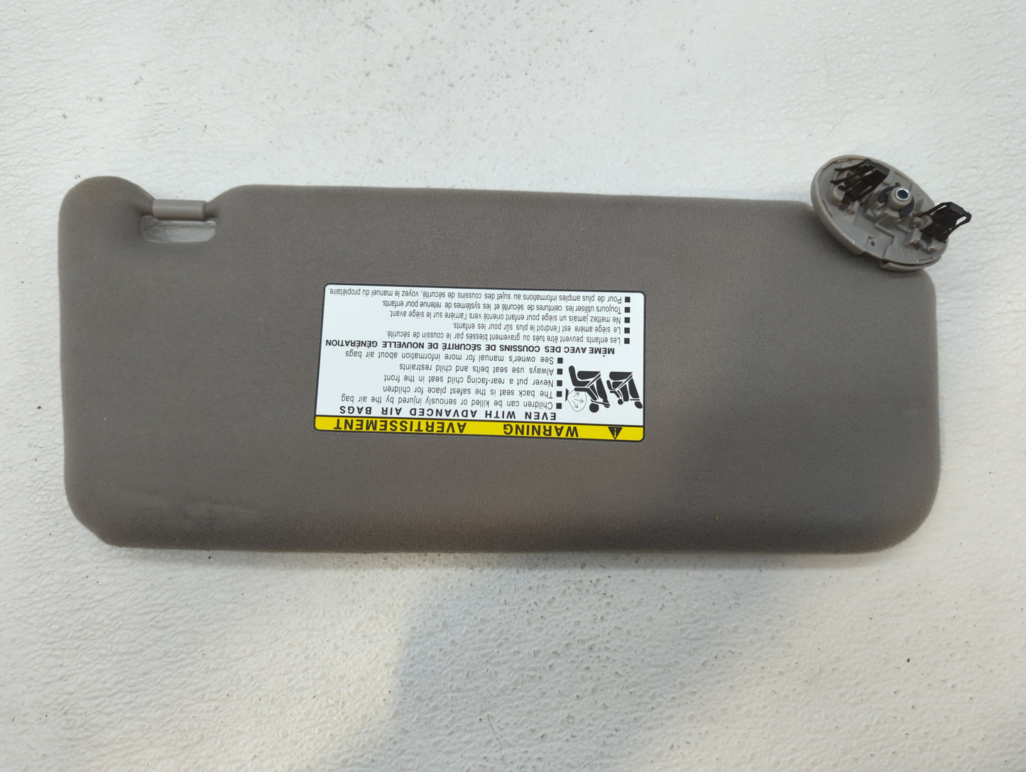 2007-2011 Toyota Camry Sun Visor Shade Replacement Driver Left Mirror Fits Fits 2007 2008 2009 2010 2011 OEM Used Auto Parts