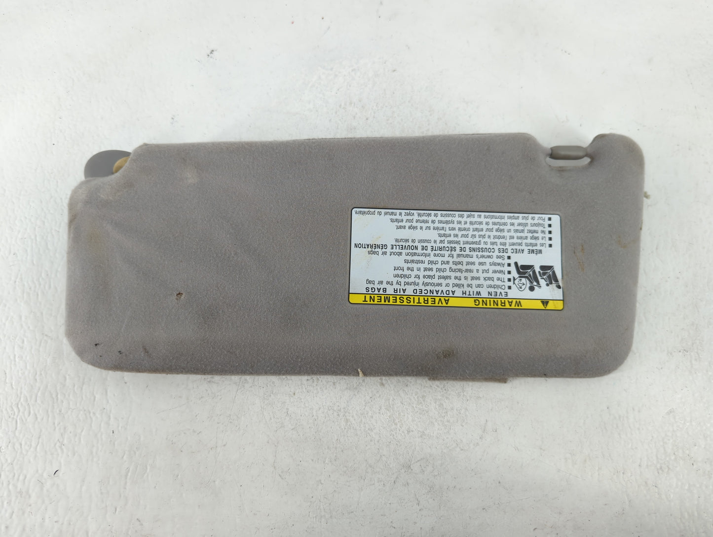 2007-2011 Toyota Camry Sun Visor Shade Replacement Passenger Right Mirror Fits Fits 2007 2008 2009 2010 2011 OEM Used Auto P