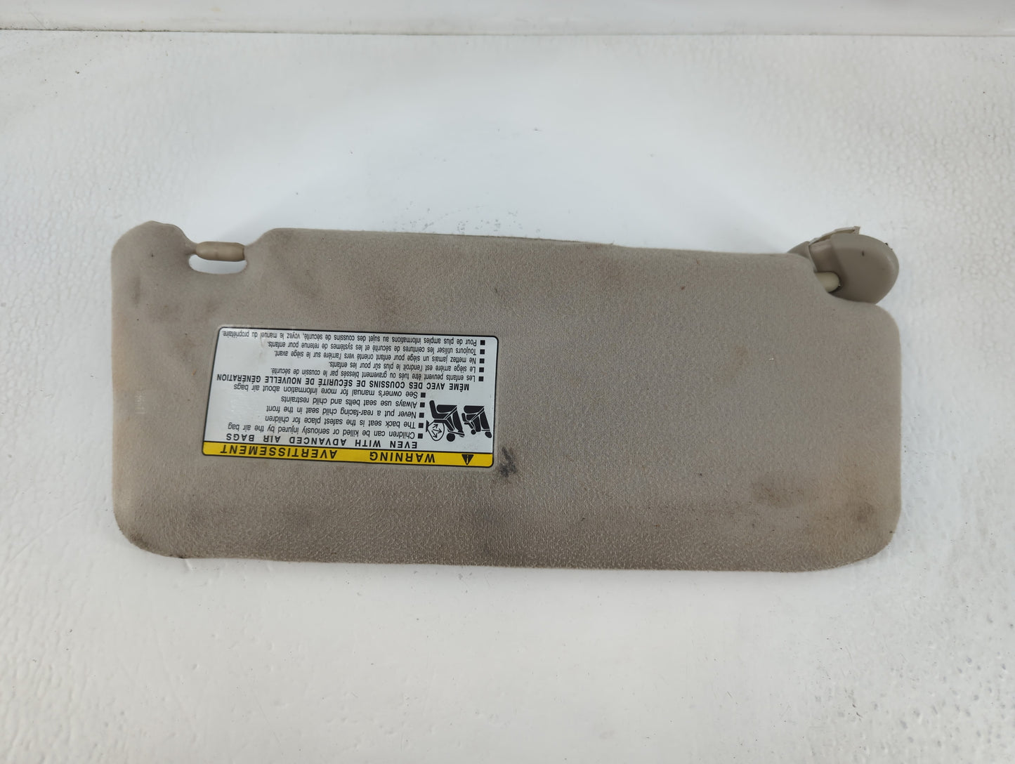 2007-2011 Toyota Camry Sun Visor Shade Replacement Driver Left Mirror Fits Fits 2007 2008 2009 2010 2011 OEM Used Auto Parts