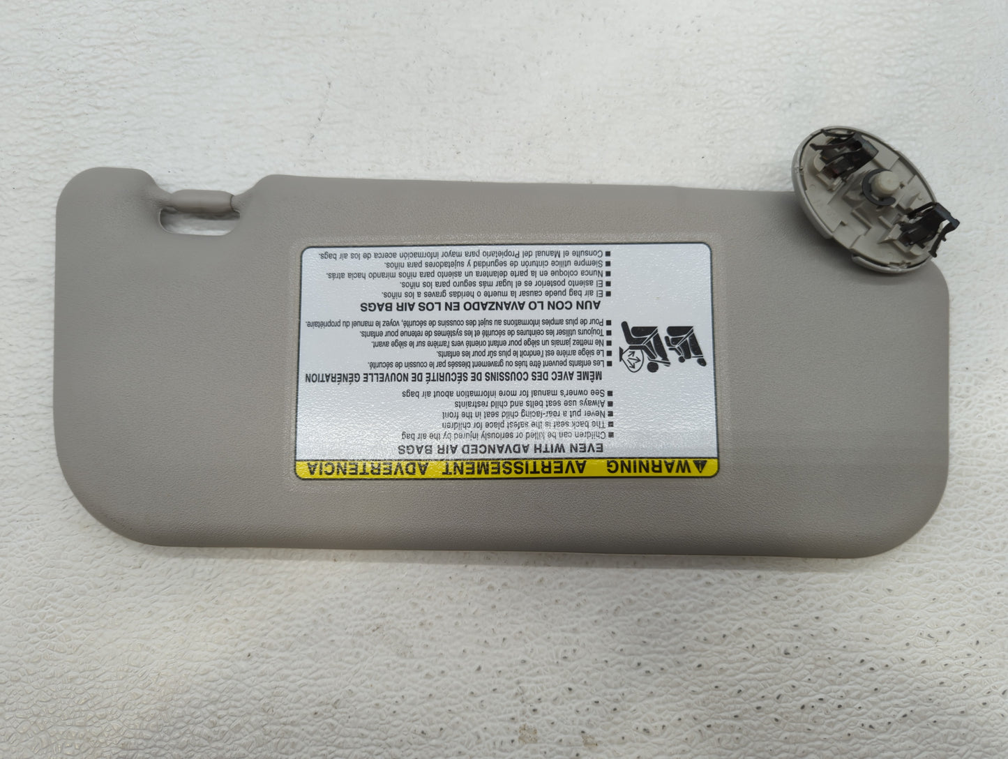 2009-2013 Toyota Corolla Sun Visor Shade Replacement Passenger Right Mirror Fits Fits 2009 2010 2011 2012 2013 OEM Used Auto