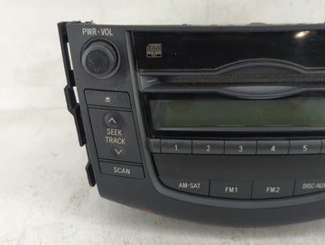 2010-2011 Toyota Rav4 Radio AM FM Cd Player Receiver Replacement P/N:86120-42291 Fits Fits 2010 2011 OEM Used Auto Parts