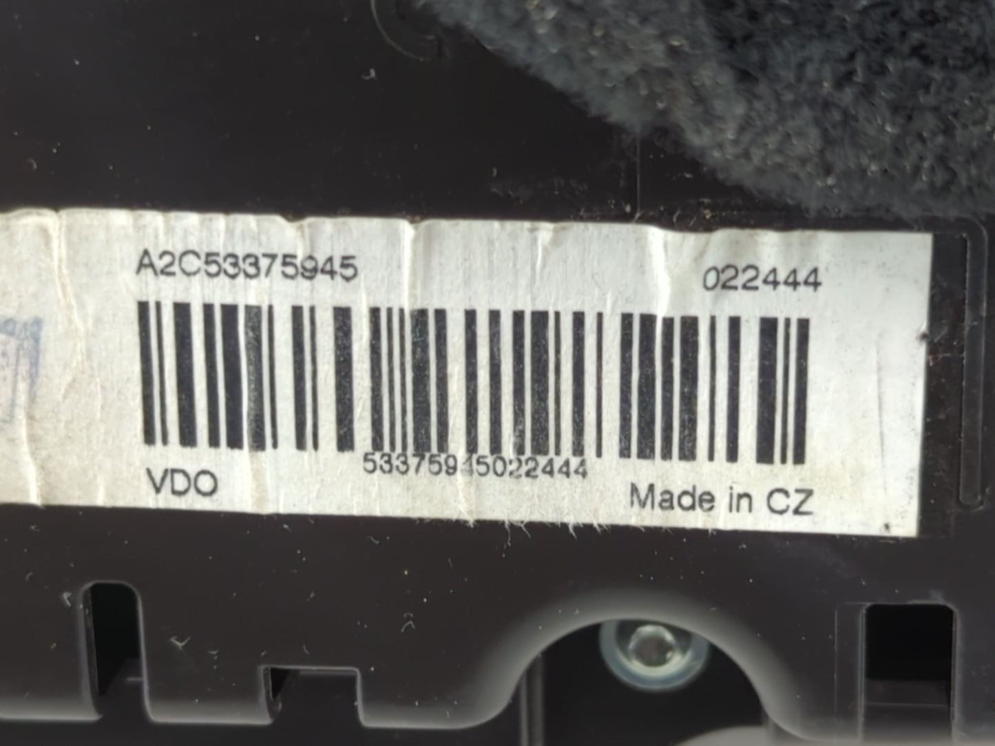 2010-2011 Volkswagen Cc Instrument Cluster Speedometer Gauges P/N:A2C53375945 Fits Fits 2010 2011 OEM Used Auto Parts - Oemu