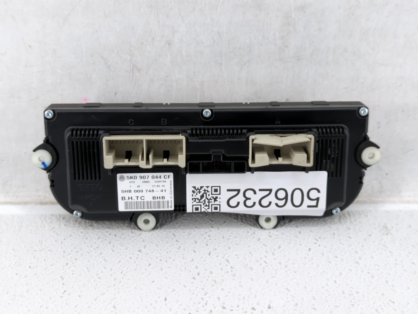 2011 Volkswagen Eos Climate Control Module Temperature AC/Heater Replacement P/N:5K0 907 044 CF 5HB 009 748-41 Fits Fits 201