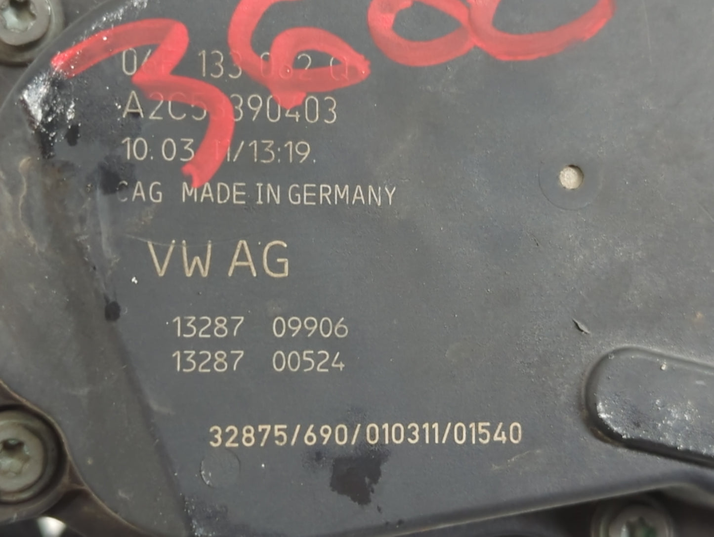 2009-2018 Volkswagen Tiguan Throttle Body P/N:A2C53390403 Fits OEM Used Auto Parts - Oemusedautoparts1.com