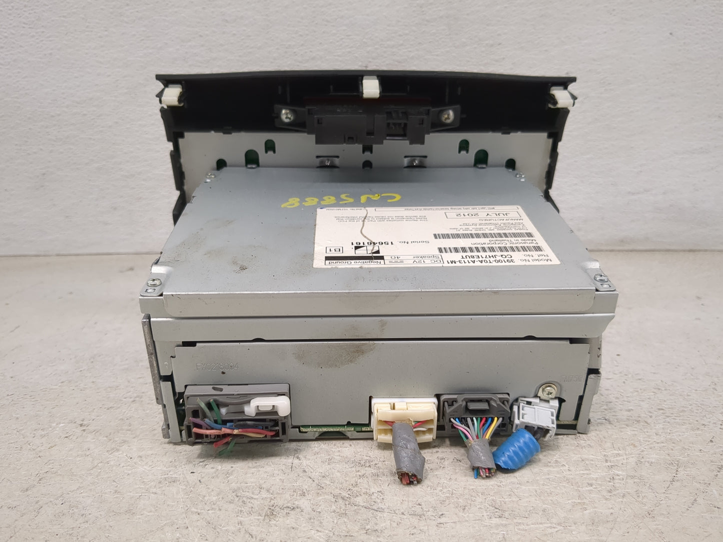 2012 Cr-V Radio AM FM Cd Player Receiver Replacement Fits Fits 2013 2014 OEM Used Auto Parts - Oemusedautoparts1.com