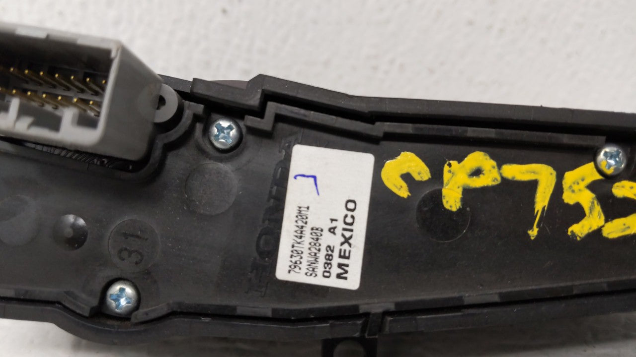 2009-2014 Acura Tl Climate Control Module Temperature AC/Heater Replacement P/N:79630TK4A420M1 Fits OEM Used Auto Parts - Oe