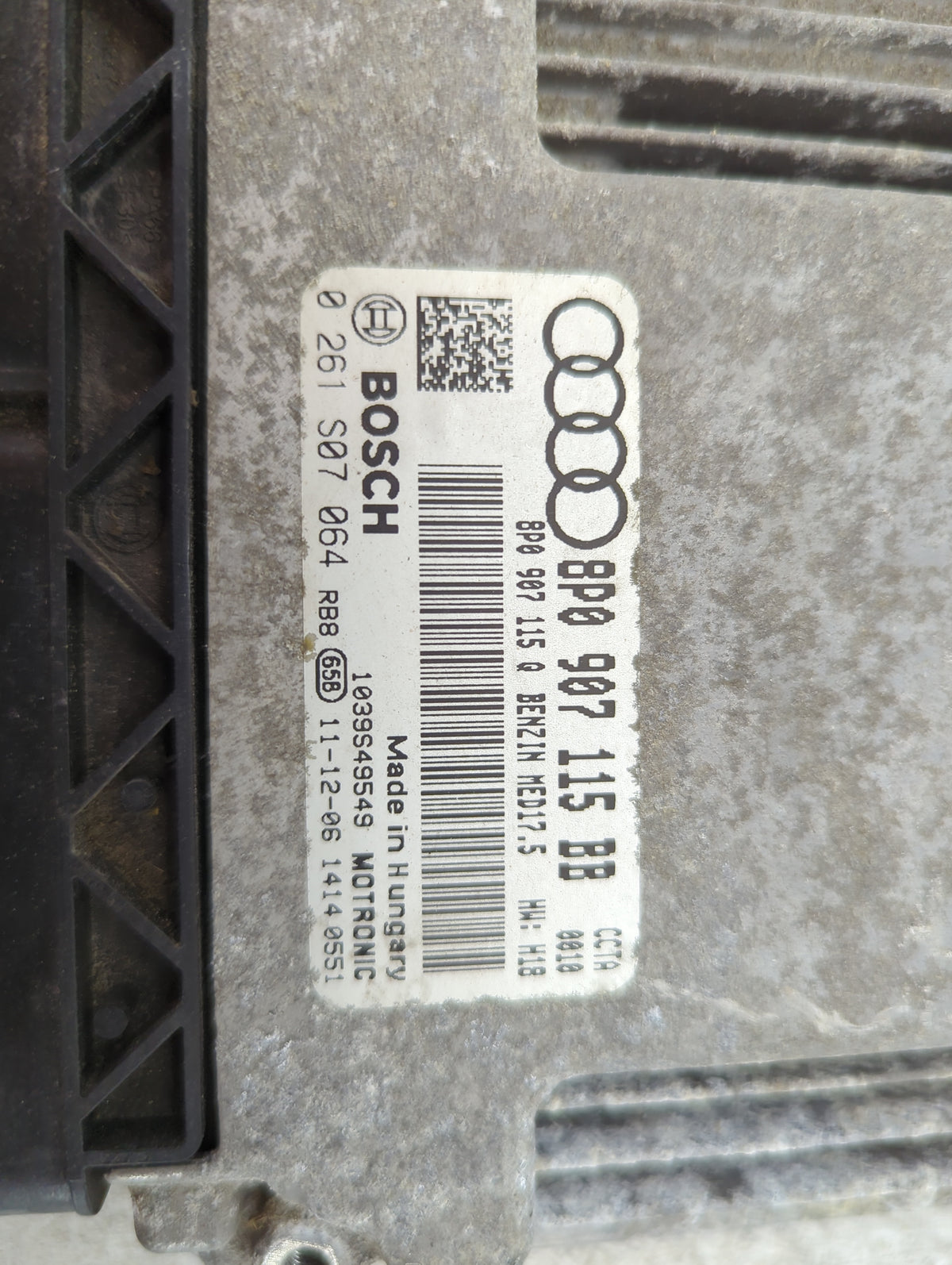 2012-2013 Audi A3 PCM Engine Control Computer ECU ECM PCU OEM P/N:8P0907115BB 0261S07064 Fits Fits 2012 2013 OEM Used Auto P