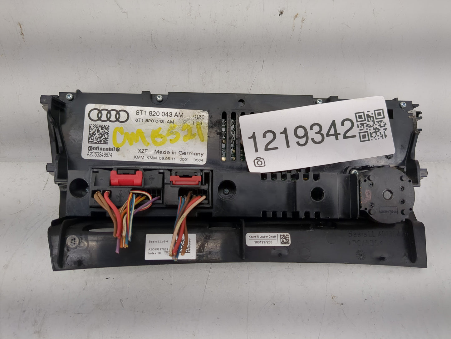 2009-2012 Audi A4 Climate Control Module Temperature AC/Heater Replacement P/N:8T1 820 043 AM Fits Fits 2008 2009 2010 2011