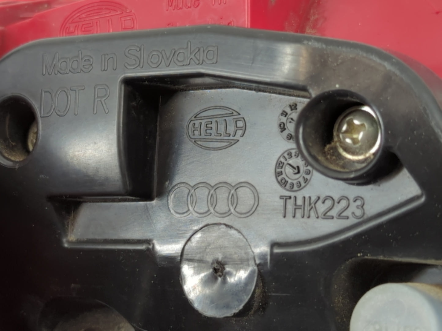2010-2012 Audi A4 Tail Light Assembly Driver Left OEM Fits Fits 2010 2011 2012 OEM Used Auto Parts - Oemusedautoparts1.com