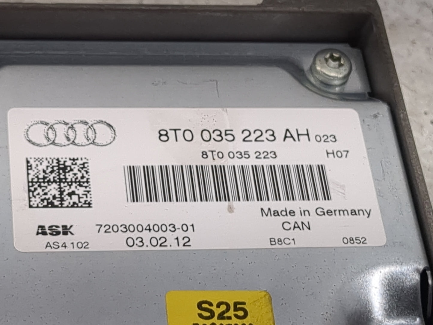 2009-2012 Audi A4 Radio Speaker Amplifier - Oemusedautoparts1.com