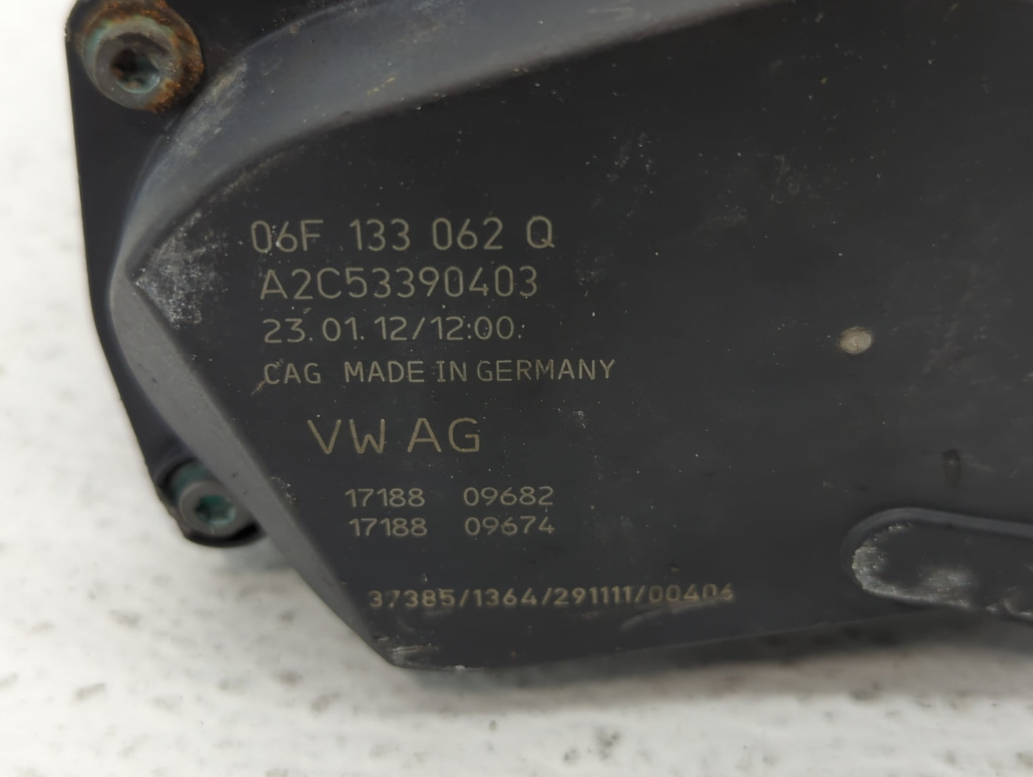 2005-2016 Audi A4 Throttle Body P/N:06F 133 062 T 06F 133 062 Q Fits OEM Used Auto Parts - Oemusedautoparts1.com