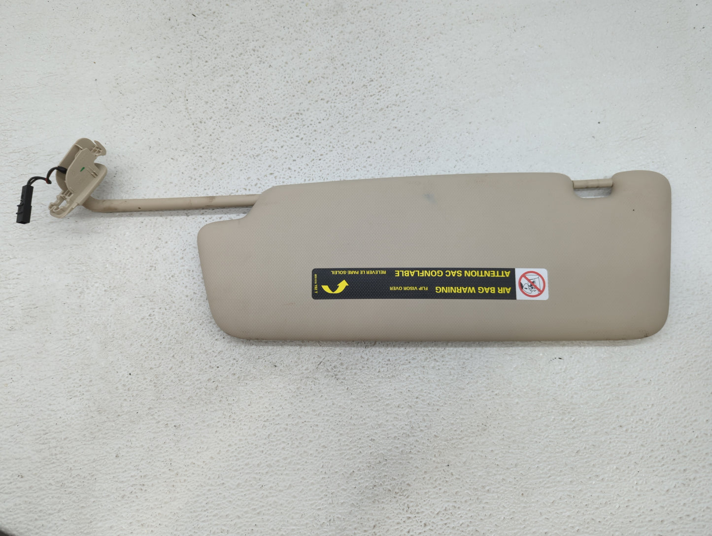 2009-2012 Audi A4 Sun Visor Shade Replacement Passenger Right Mirror Fits Fits 2009 2010 2011 2012 OEM Used Auto Parts - Oem