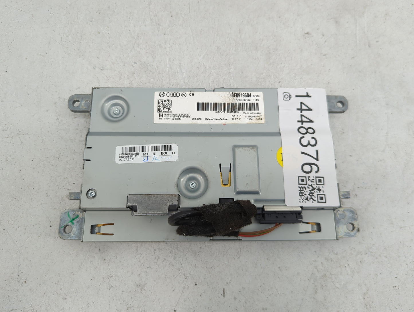 2008-2012 Audi A5 Information Display Screen - Oemusedautoparts1.com