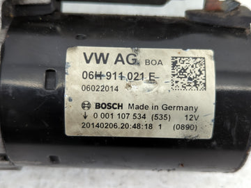 2010-2014 Audi A5 Car Starter Motor Solenoid OEM P/N:06H 911 021 E Fits Fits 2009 2010 2011 2012 2013 2014 2015 2016 2017 OEM Used Auto Parts