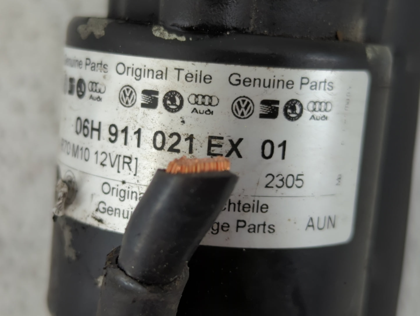 2010-2012 Audi Q5 Car Starter Motor Solenoid OEM P/N:06H 911 021 EX 01 20101103, 06H 911 021 A Fits Fits 2010 2011 2012 OEM