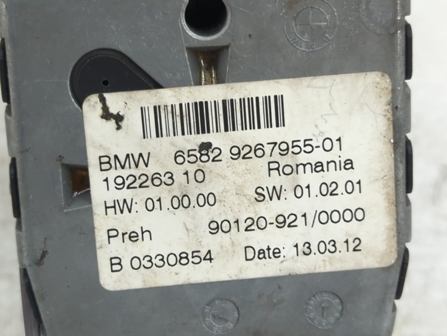 2012 Bmw 328i Combination Switch - Column 65829267955-01|9267955-01 - Oemusedautoparts1.com