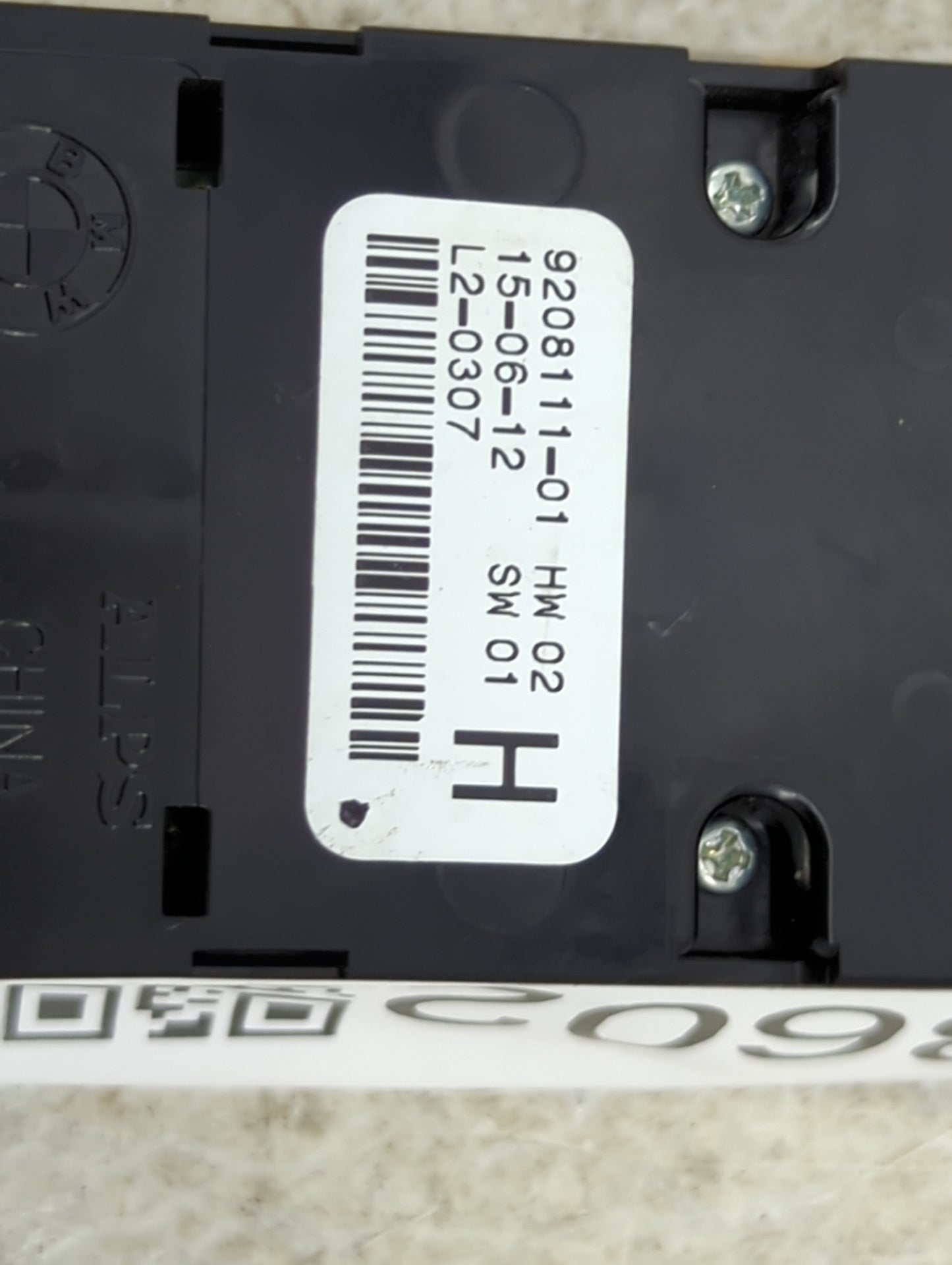 2012-2016 Bmw 328i Master Power Window Switch Replacement Driver Side Left P/N:9208111-01 Fits OEM Used Auto Parts - Oemused