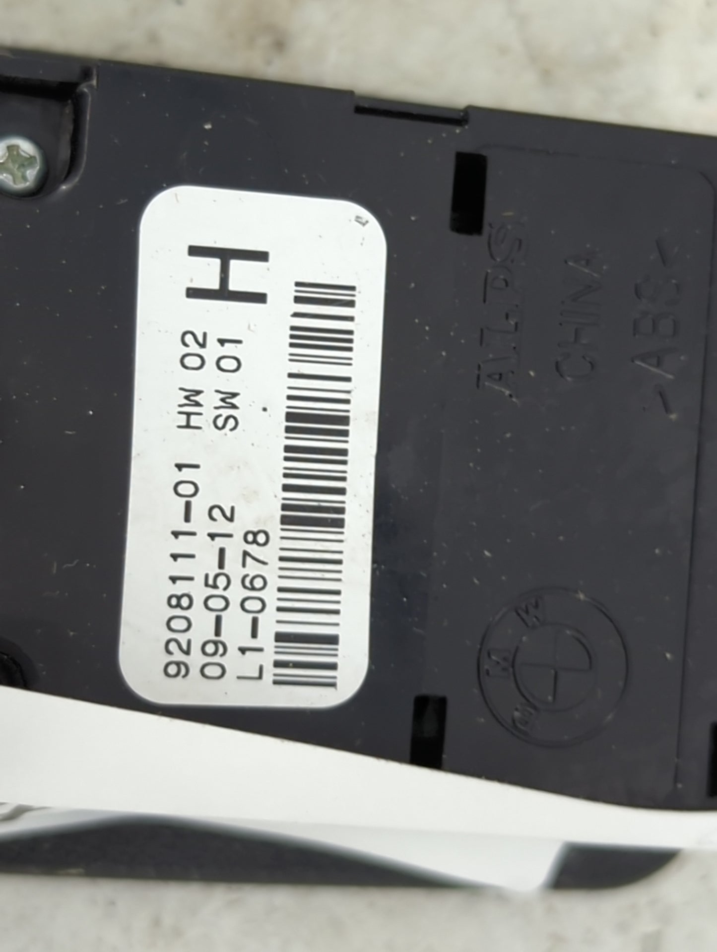 2012-2016 Bmw 328i Master Power Window Switch Replacement Driver Side Left P/N:9208111-01 Fits OEM Used Auto Parts - Oemused