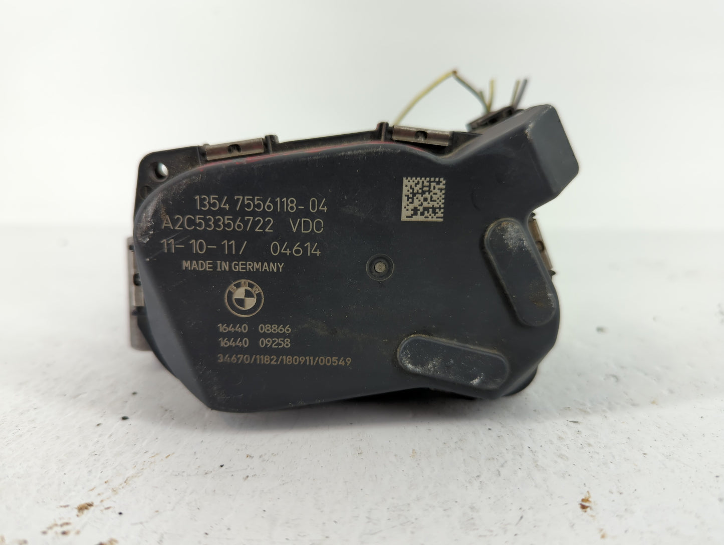 2007-2013 Bmw 328i Throttle Body P/N:A2C53356722 1354 7556118-04 Fits Fits 2007 2008 2009 2010 2011 2012 2013 OEM Used Auto