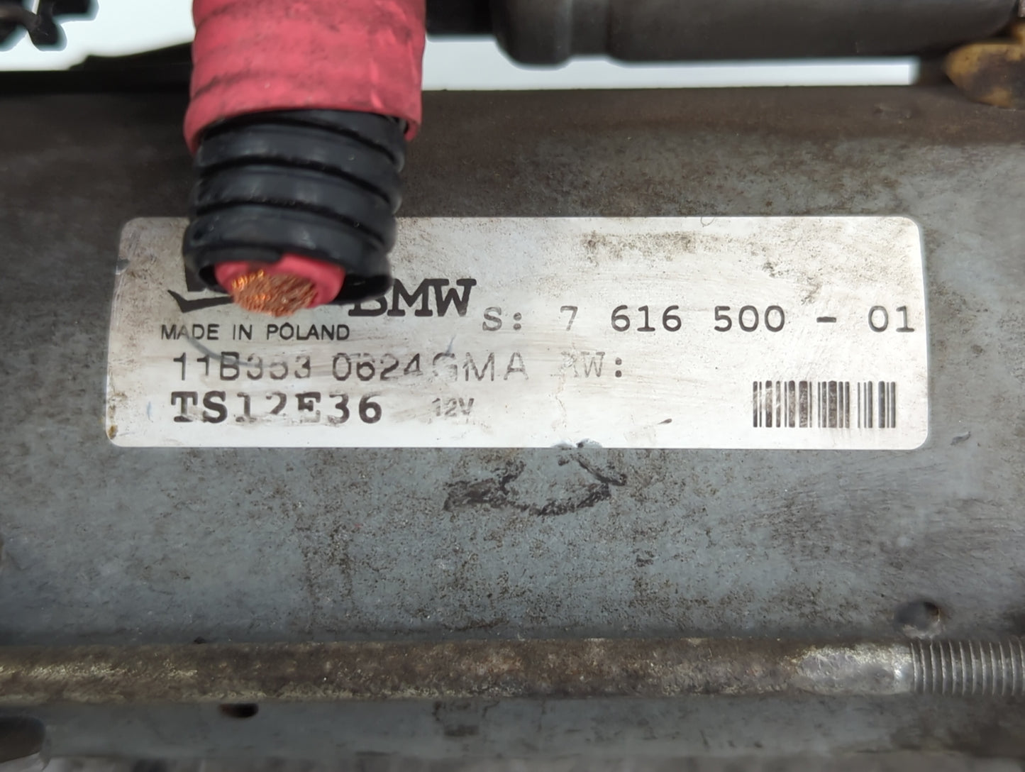 2011-2013 Bmw 328i Car Starter Motor Solenoid OEM P/N:TS12E36 7 616 500-01 Fits Fits 2011 2012 2013 2014 2015 2016 OEM Used