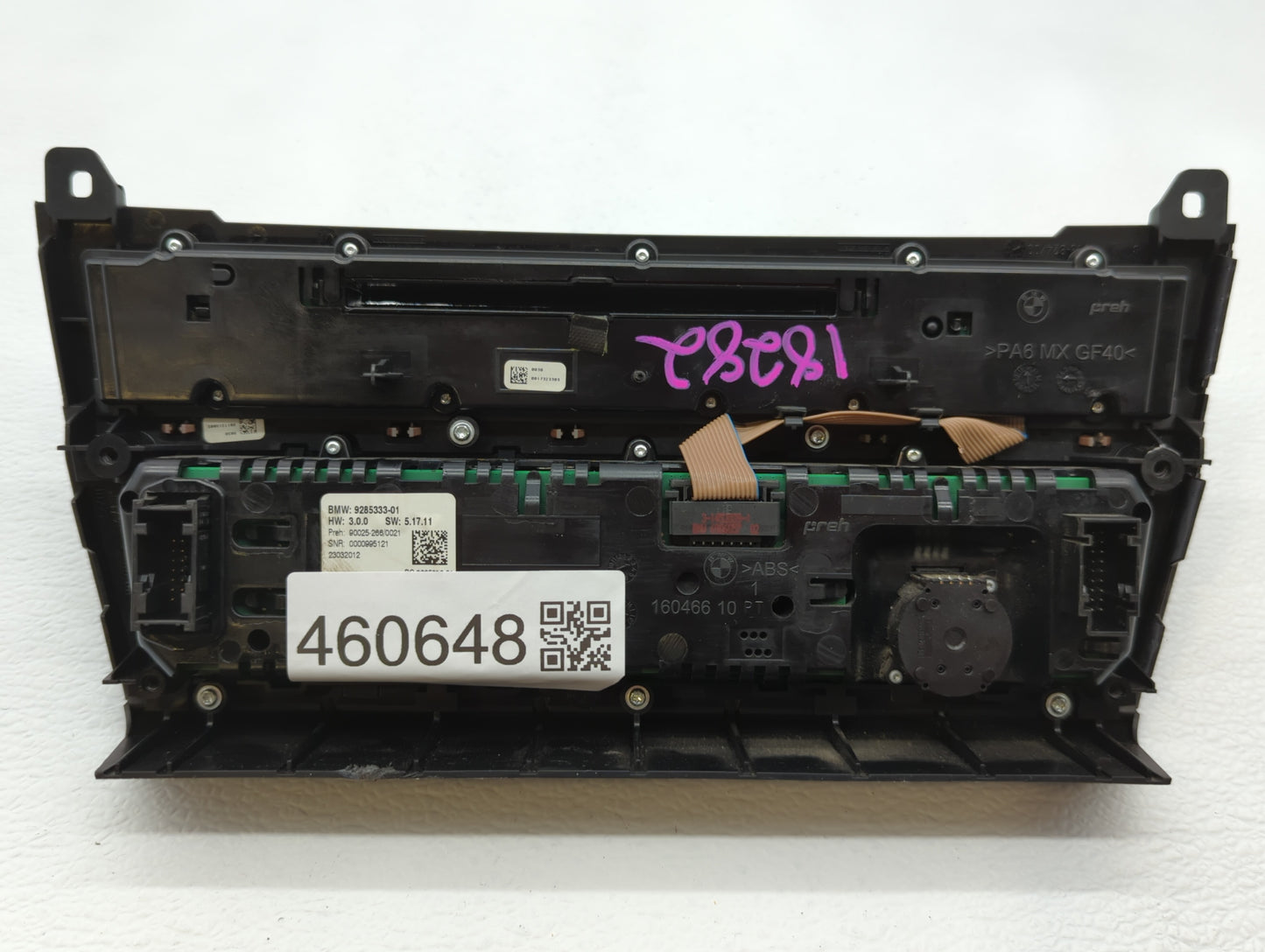 2011-2012 Bmw 528i Radio Control Panel - Oemusedautoparts1.com