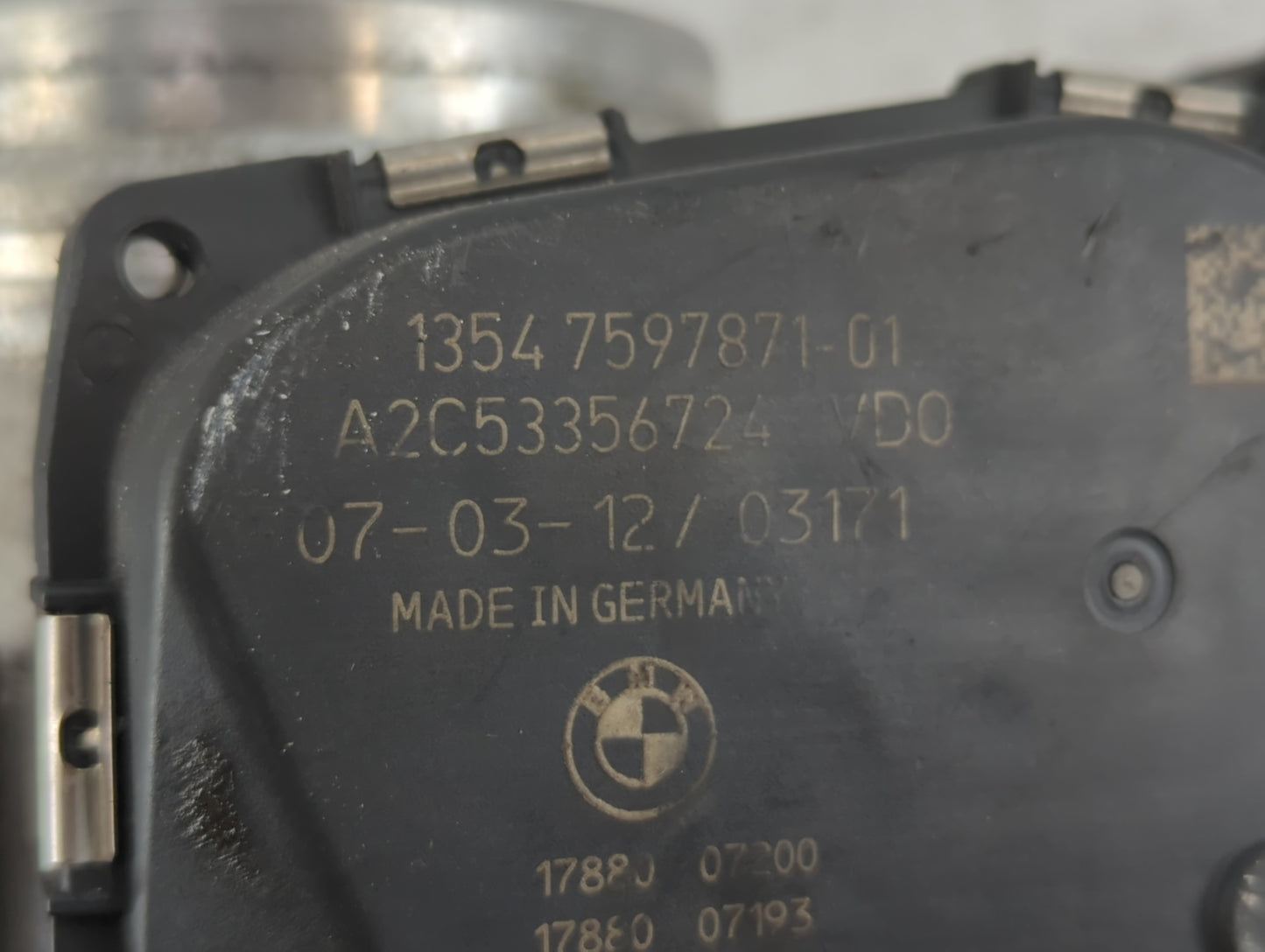 2010-2017 Bmw 535i Throttle Body P/N:A2C53356724 1354 7597871-01 Fits Fits 2010 2011 2012 2013 2014 2015 2016 2017 2018 2019